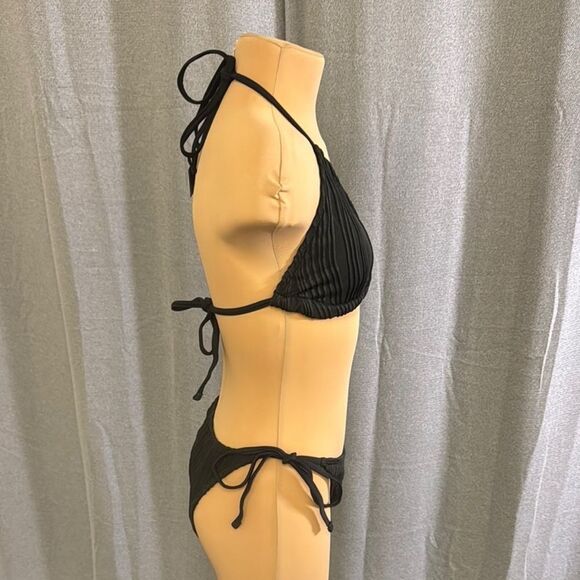 Zaful Black Classic Bikini Set Swimwear - Picture 12 of 13